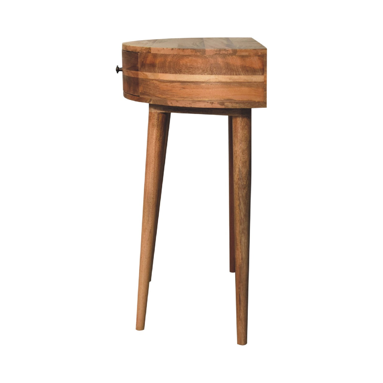 Side profile of Console Table showing full height and depth