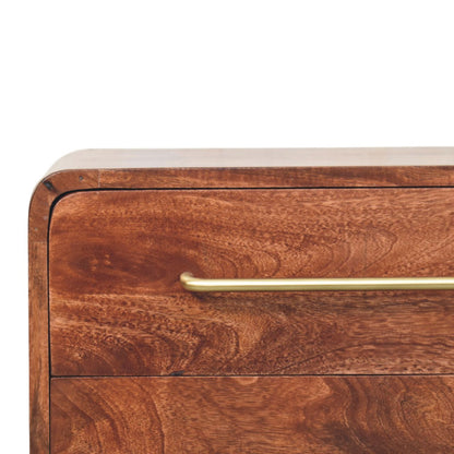 Close-up of a wooden chest on a white background
